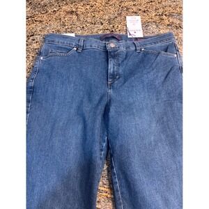 NWT Gloria Vanderbilt‎ Amanda The Original Slimming Jean 16W Short Classic Rise
